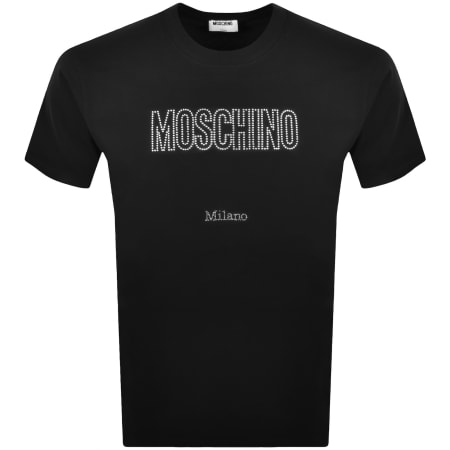 MOSCHINO Tシャツ Moschino Logo T Shirt Black | Mainline Menswear ca